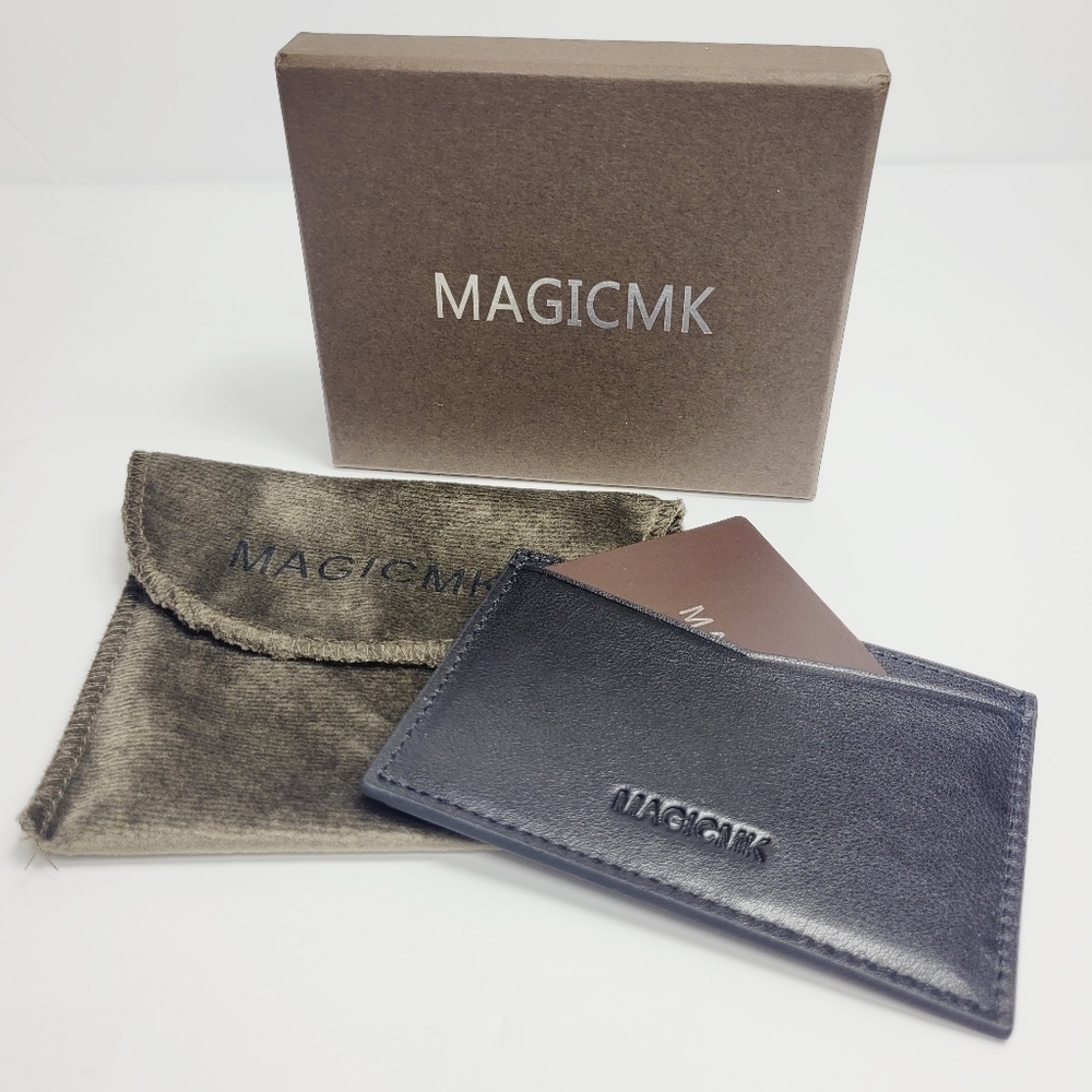 MAGICMK Slim Minimalist Front Pocket Card Wallet Credit Holder V opening new